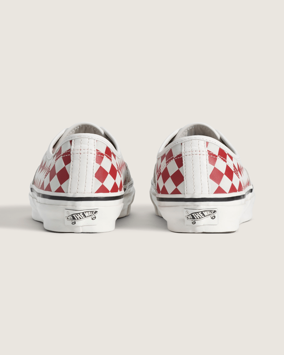 Premium Authentic Checkerboard Shoe in Checkerboard Red / Marshmallow White | Vans outlet