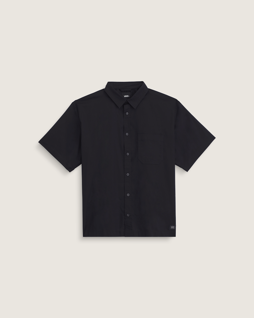 Larkspur Solid Shirt in Black | Vans near me