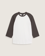 Standard Raglan T-Shirt in Faded Black / Egret White | Vans online