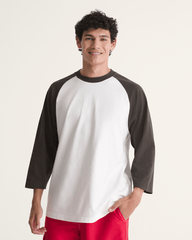 Standard Raglan T-Shirt in Faded Black / Egret White | Vans online