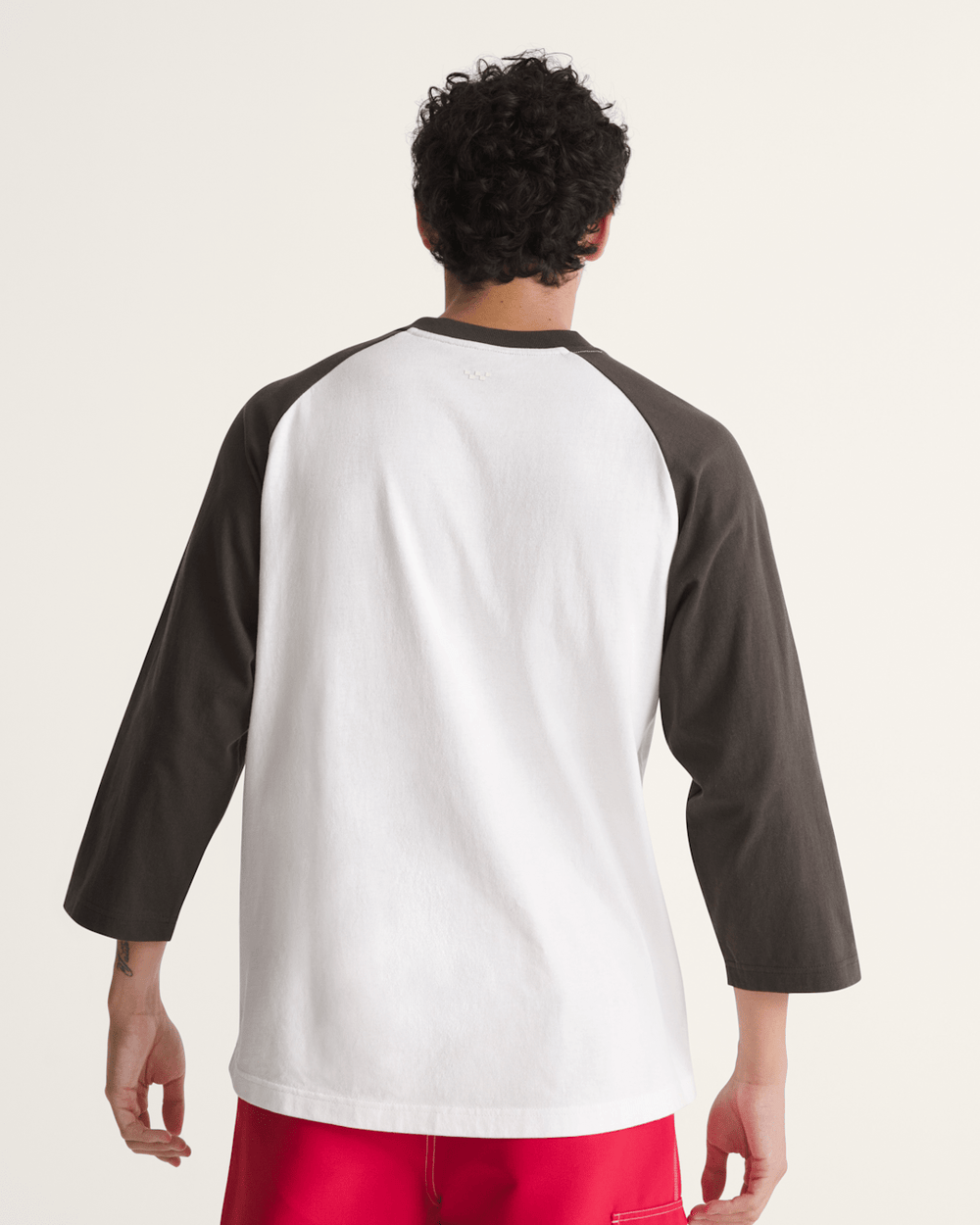 Standard Raglan T-Shirt in Faded Black / Egret White | Vans online