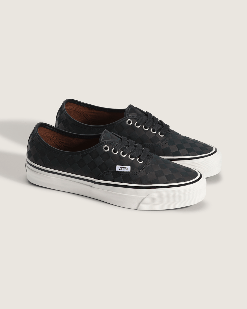 Premium Authentic Shoe in Checkerboard Blackout | Vans near me