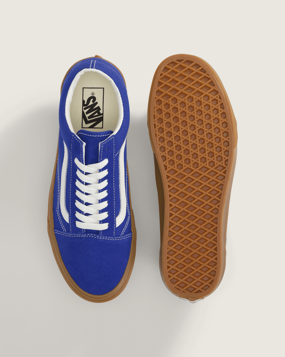 Old Skool Shoe in Gum Royal Cobalt Blue | Vans on sale