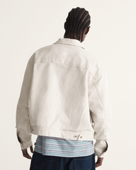 Premium Denim Station Jacket in Natural Seed Beige | Vans sale