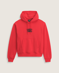 Stretch Logo Pullover Hoodie in Crimson Haze Red | Vans on sale