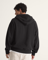 Stretch Logo Zip Hoodie in Black / White | Vans online