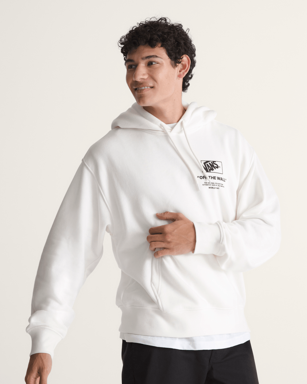 Stacked Hi Pullover Hoodie in Egret White | Vans sale