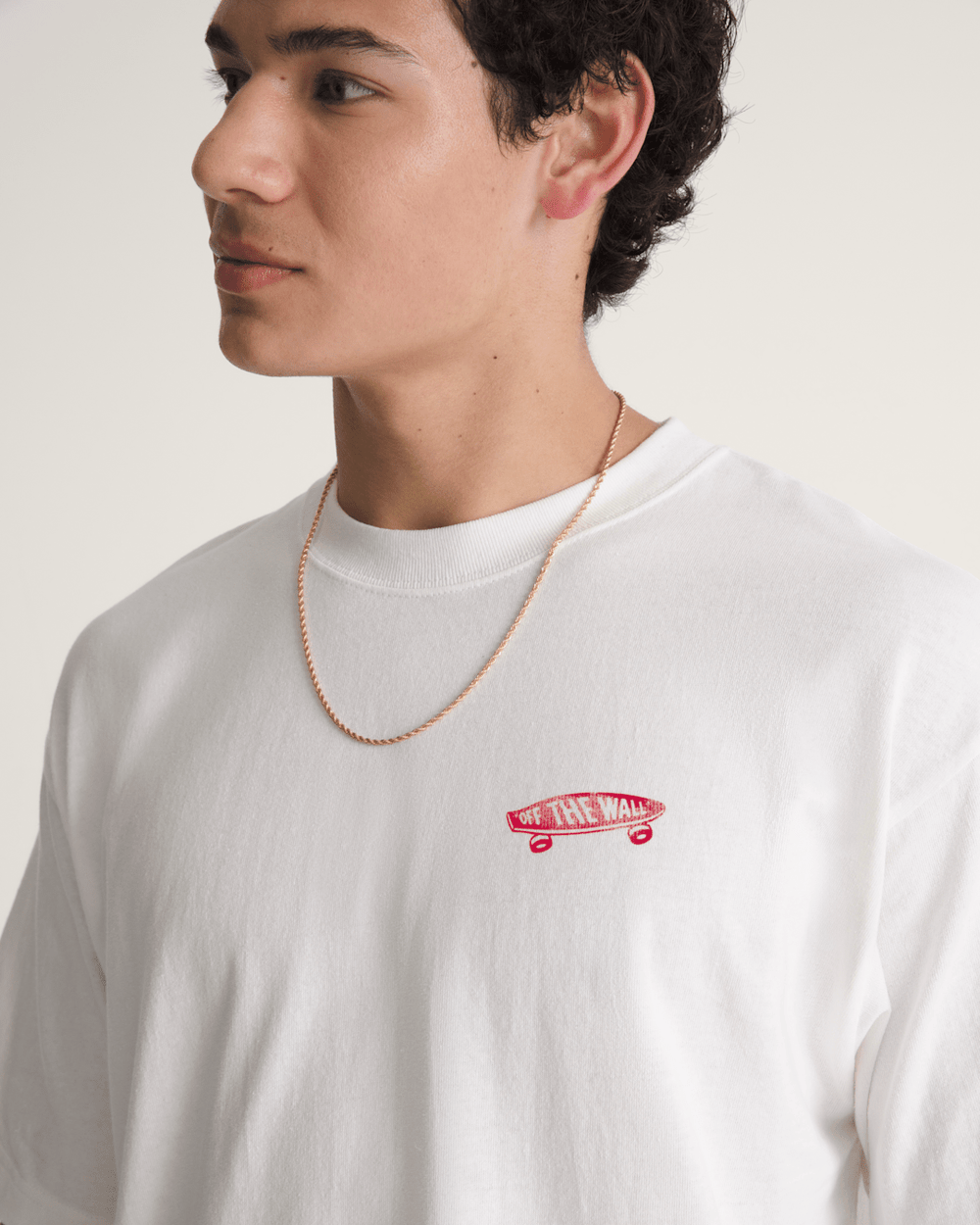 Premium Full Deck T-Shirt in Egret White | Vans on sale
