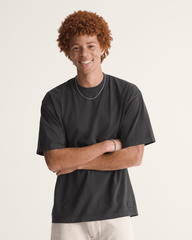 Premium Loose Fit T-Shirt in Faded Black | Vans discount