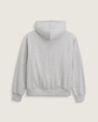 Stretch Logo Zip Hoodie in Cement Heather Grey | Vans online