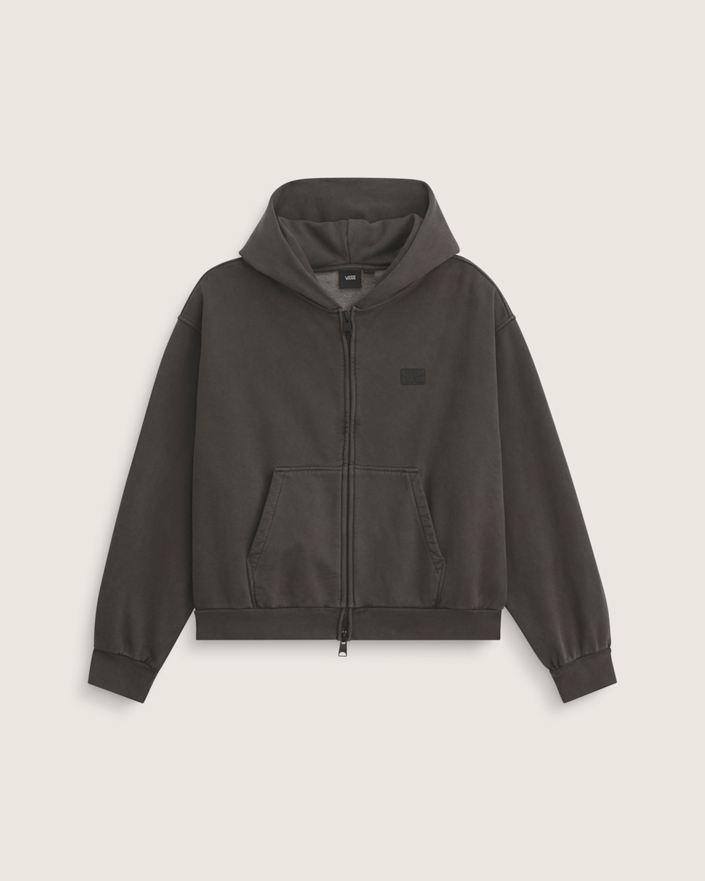 Premium Zip Hoodie in Faded Black | Vans near me