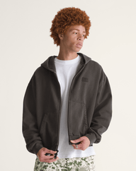 Premium Zip Hoodie in Faded Black | Vans near me