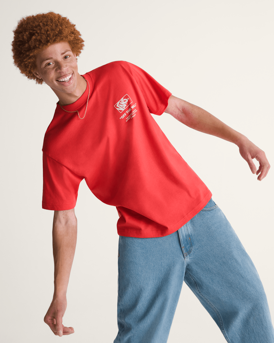 Stockpile T-Shirt in Crimson Haze Red | Vans on sale