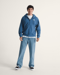 Check-5 Loose Denim Pants in Stonewash Blue | Vans online