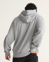 Stretch Logo Pullover Hoodie in Cement Heather Grey | Vans on sale