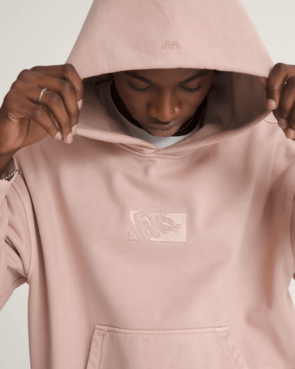 Premium Pullover Hoodie in Warm Taupe Beige | Vans discount