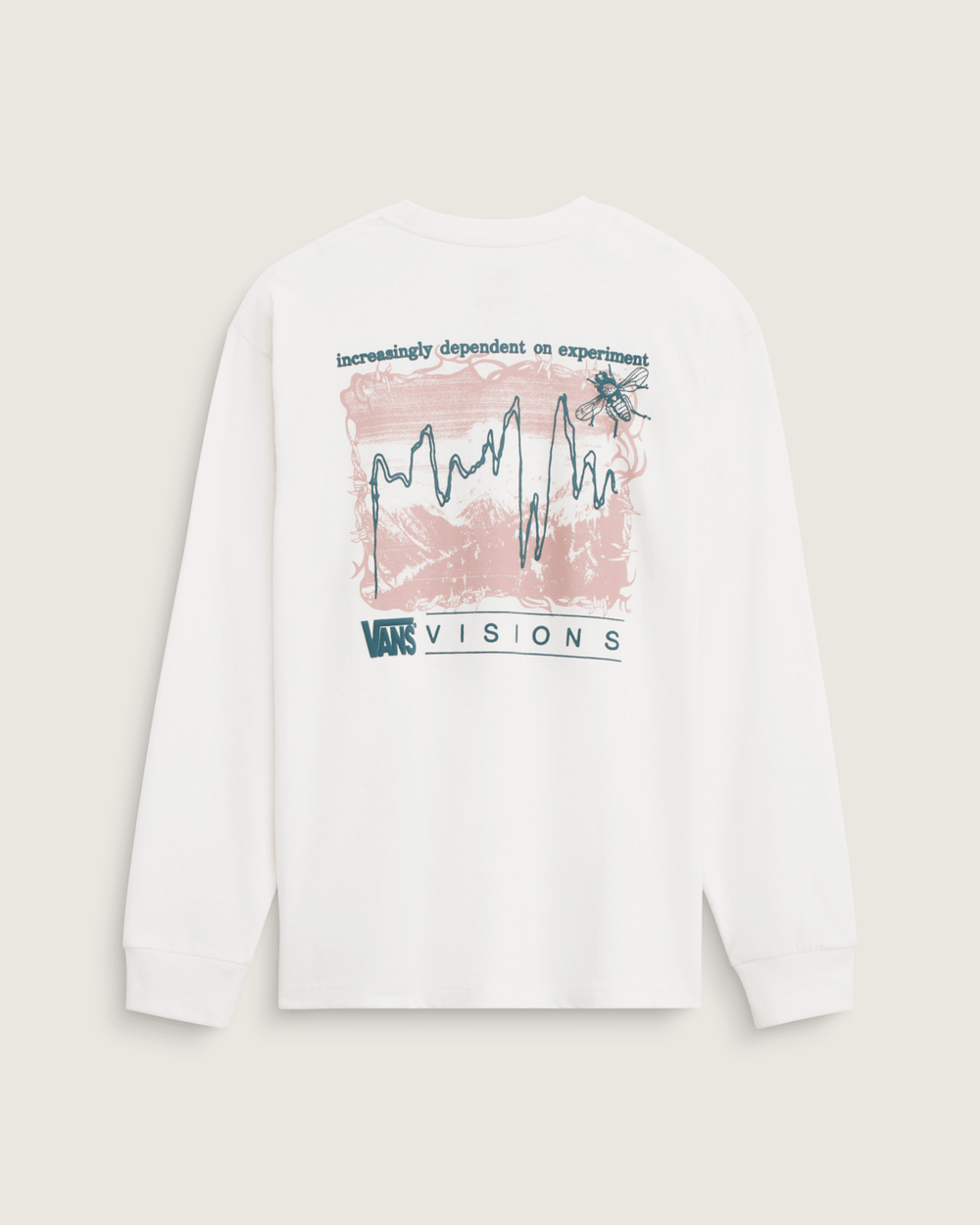 Vans Visions Long Sleeve T-Shirt in Egret White | Vans near me