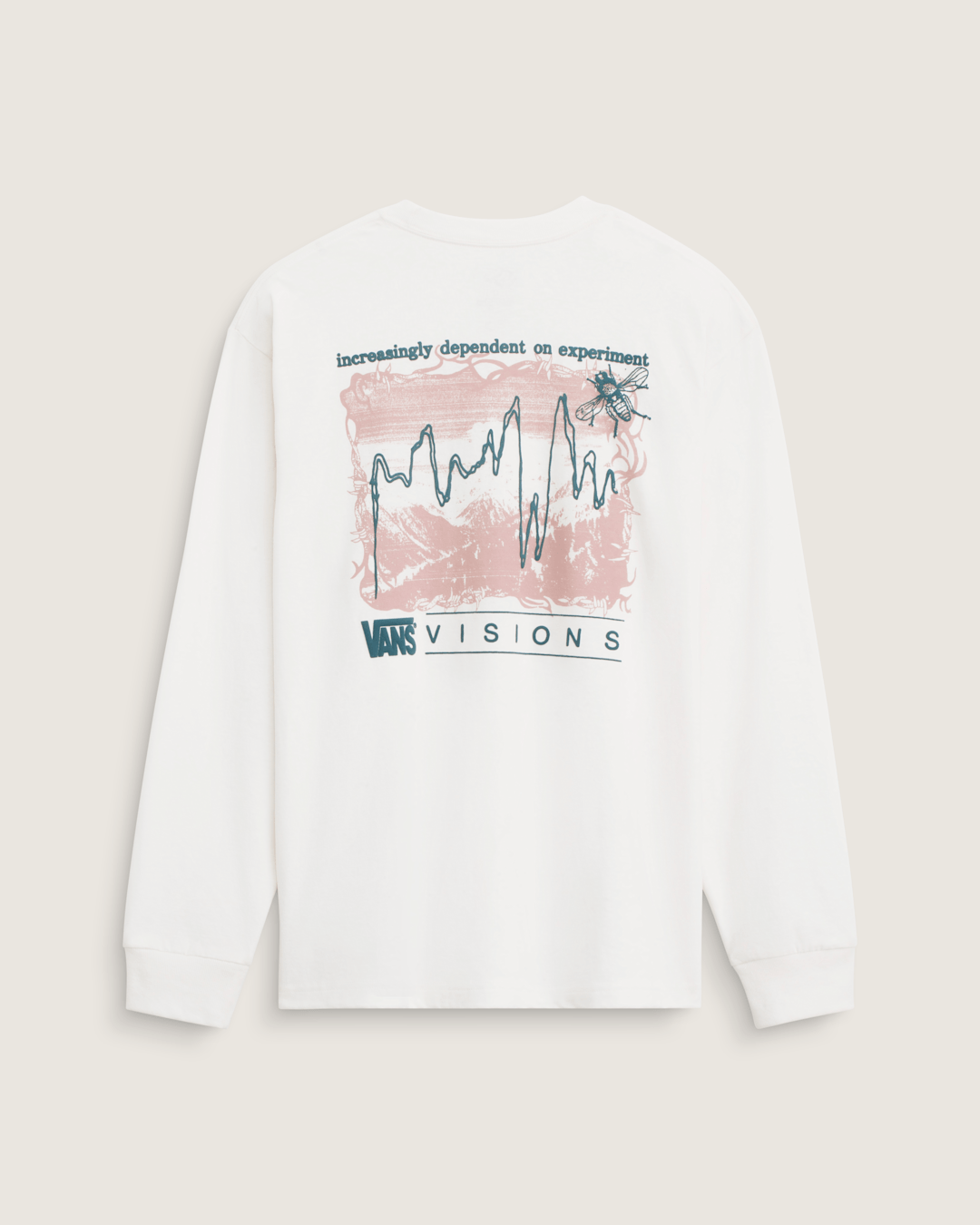 Vans Visions Long Sleeve T-Shirt in Egret White | Vans near me