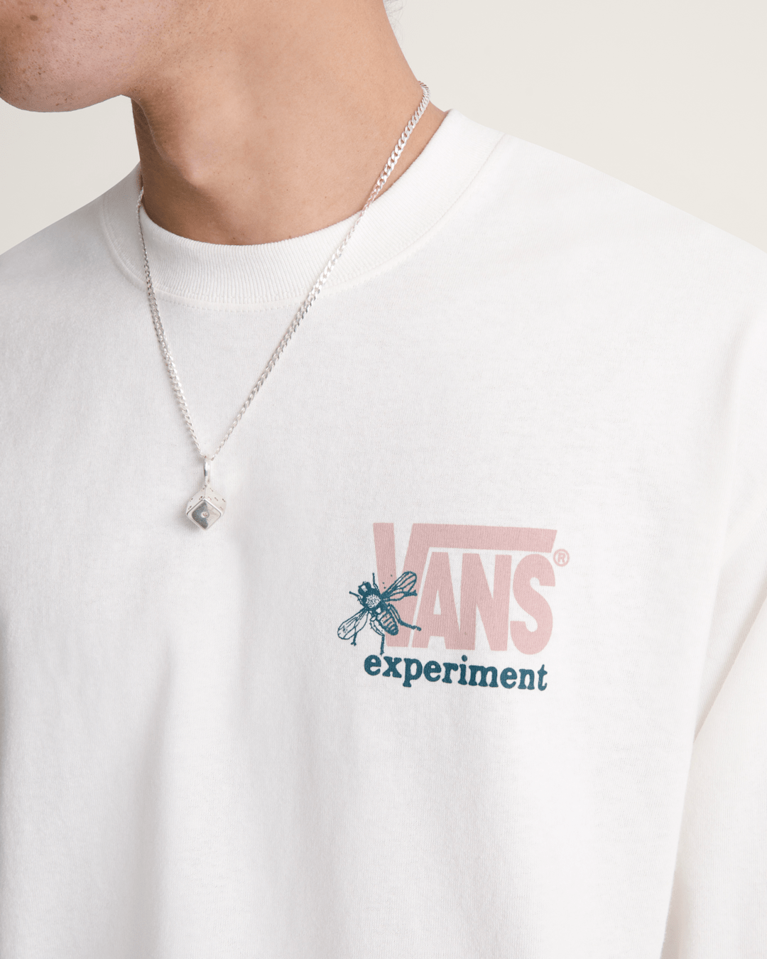 Vans Visions Long Sleeve T-Shirt in Egret White | Vans near me