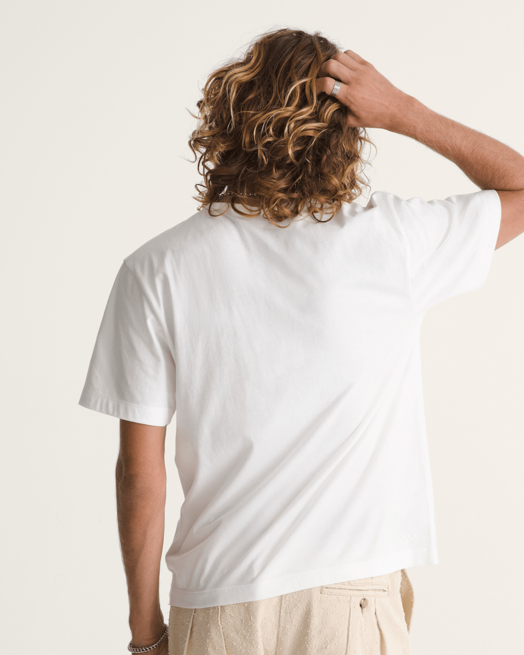 Premium Shrunken T-Shirt in Egret White | Vans discount