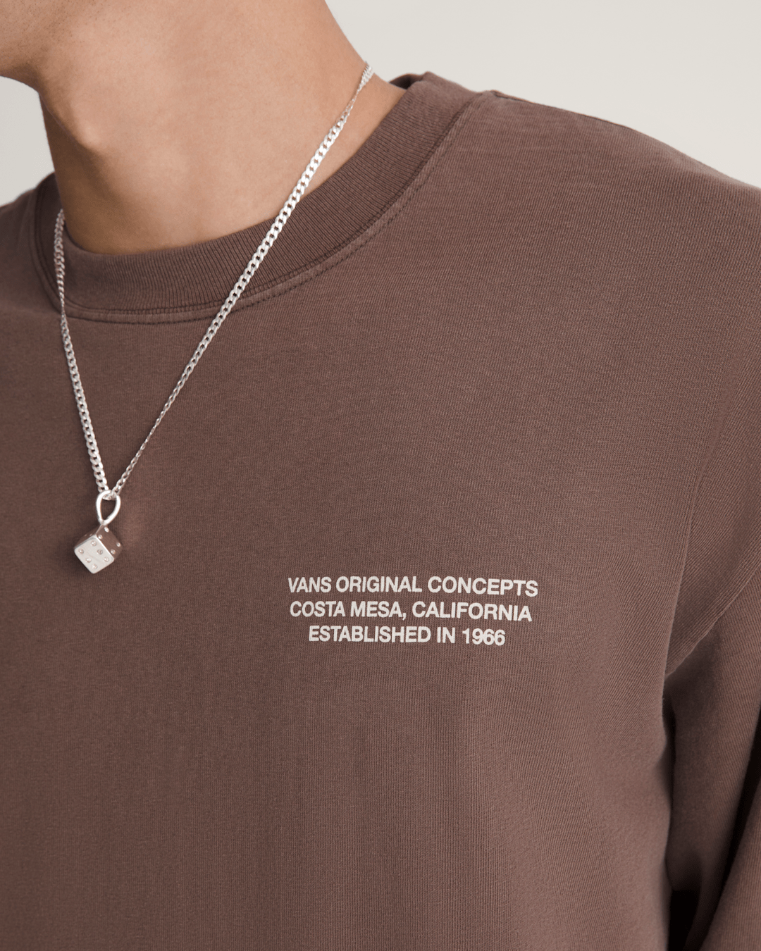 Original Concepts Long Sleeve T-Shirt in Vintage Cocoa Brown | Vans sale