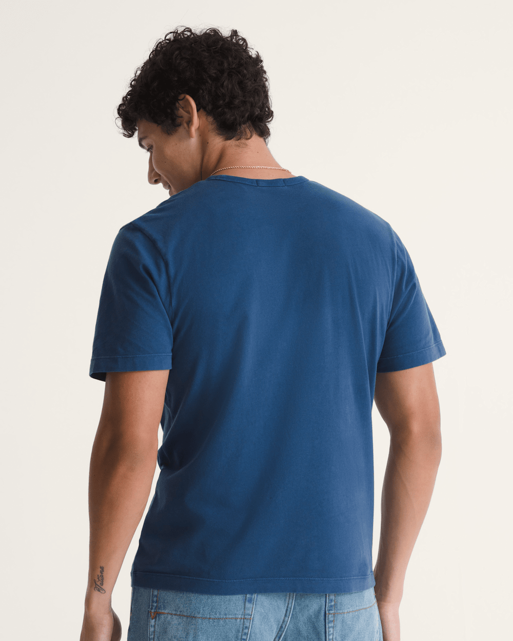 Premium Shrunken T-Shirt in Deep Indigo Blue | Vans near me