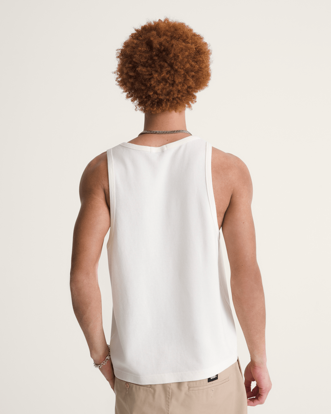 Premium Waffle Tank Top in Egret White | Vans on sale