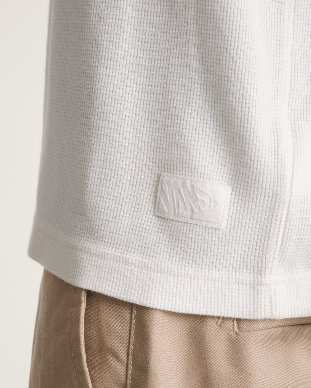 Premium Waffle Tank Top in Egret White | Vans on sale