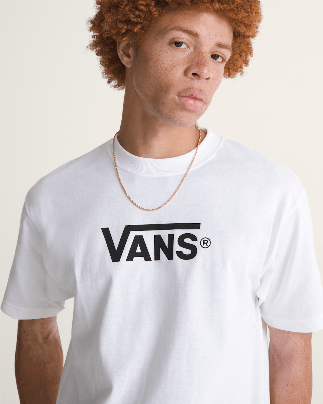 New Vans Classic T-Shirt in White / Black | Vans discount