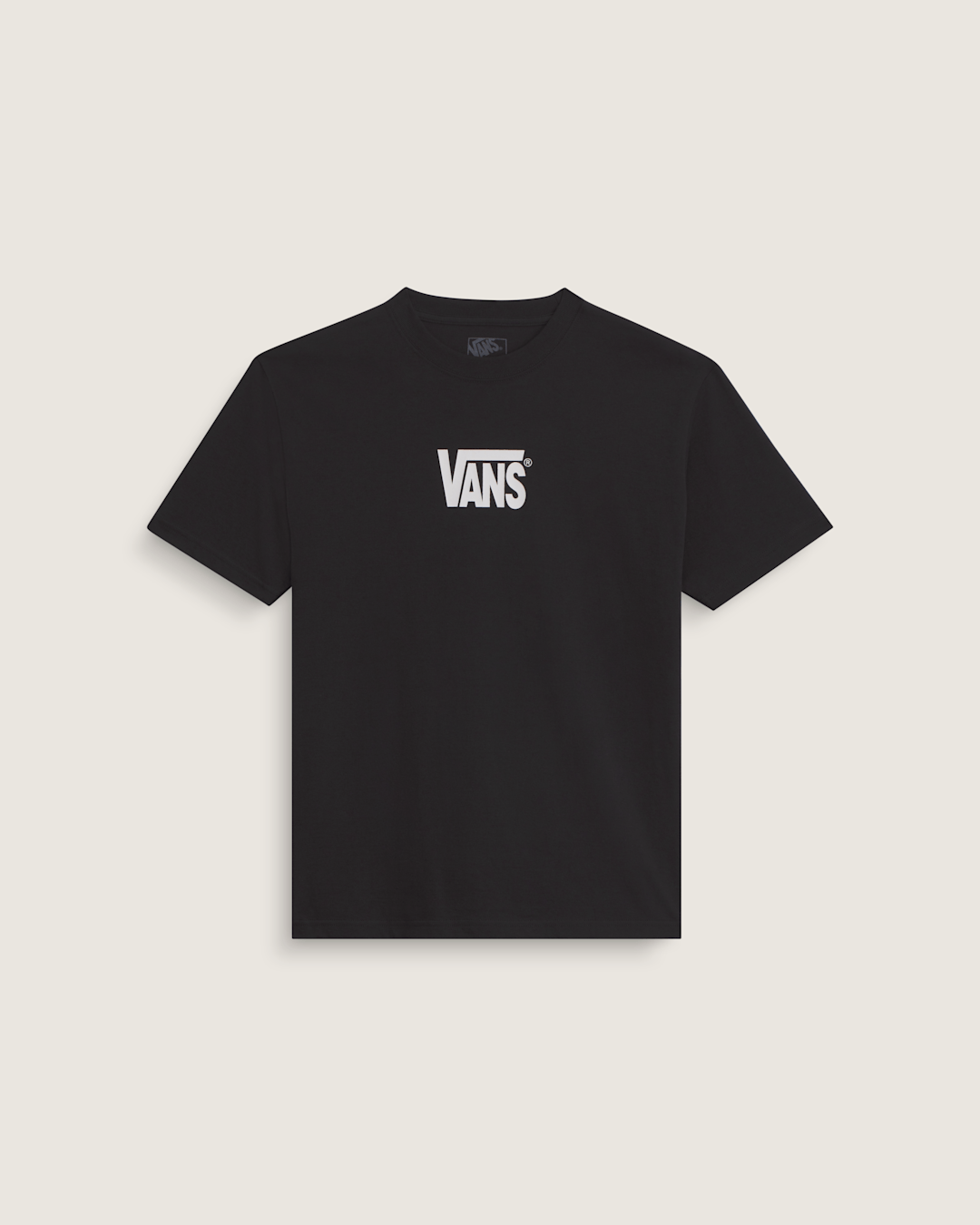 Stretch Logo T-Shirt in Black / White | Vans online