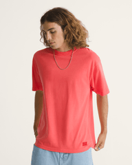 Premium Loose Fit T-Shirt in Crimson Haze Red | Vans outlet