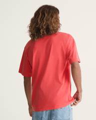 Premium Loose Fit T-Shirt in Crimson Haze Red | Vans outlet