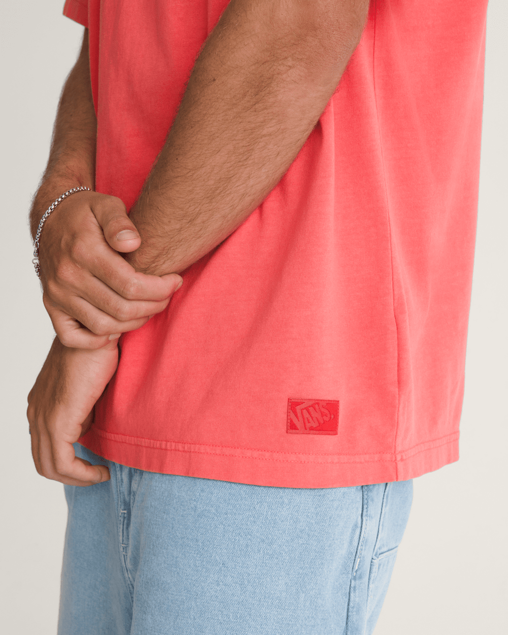 Premium Loose Fit T-Shirt in Crimson Haze Red | Vans outlet
