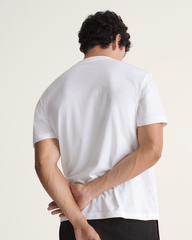 Stretch Logo T-Shirt in White / Black | Vans sale