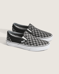 Classic Checkerboard Slip-On Black/Pewter Shoe | Vans online