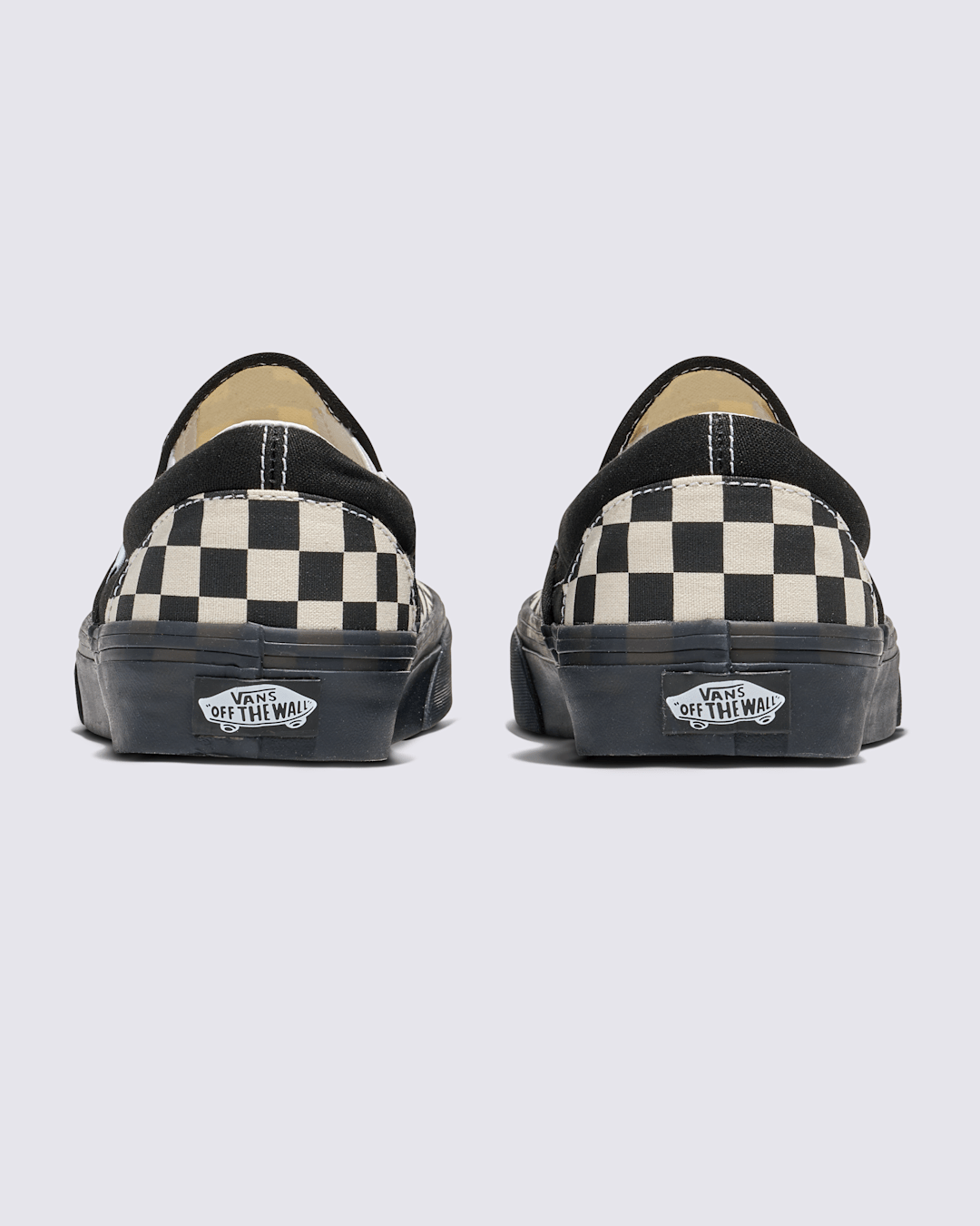 Classic Slip-On Checkerboard Shoe in Checkerboard White / Black | Vans outlet