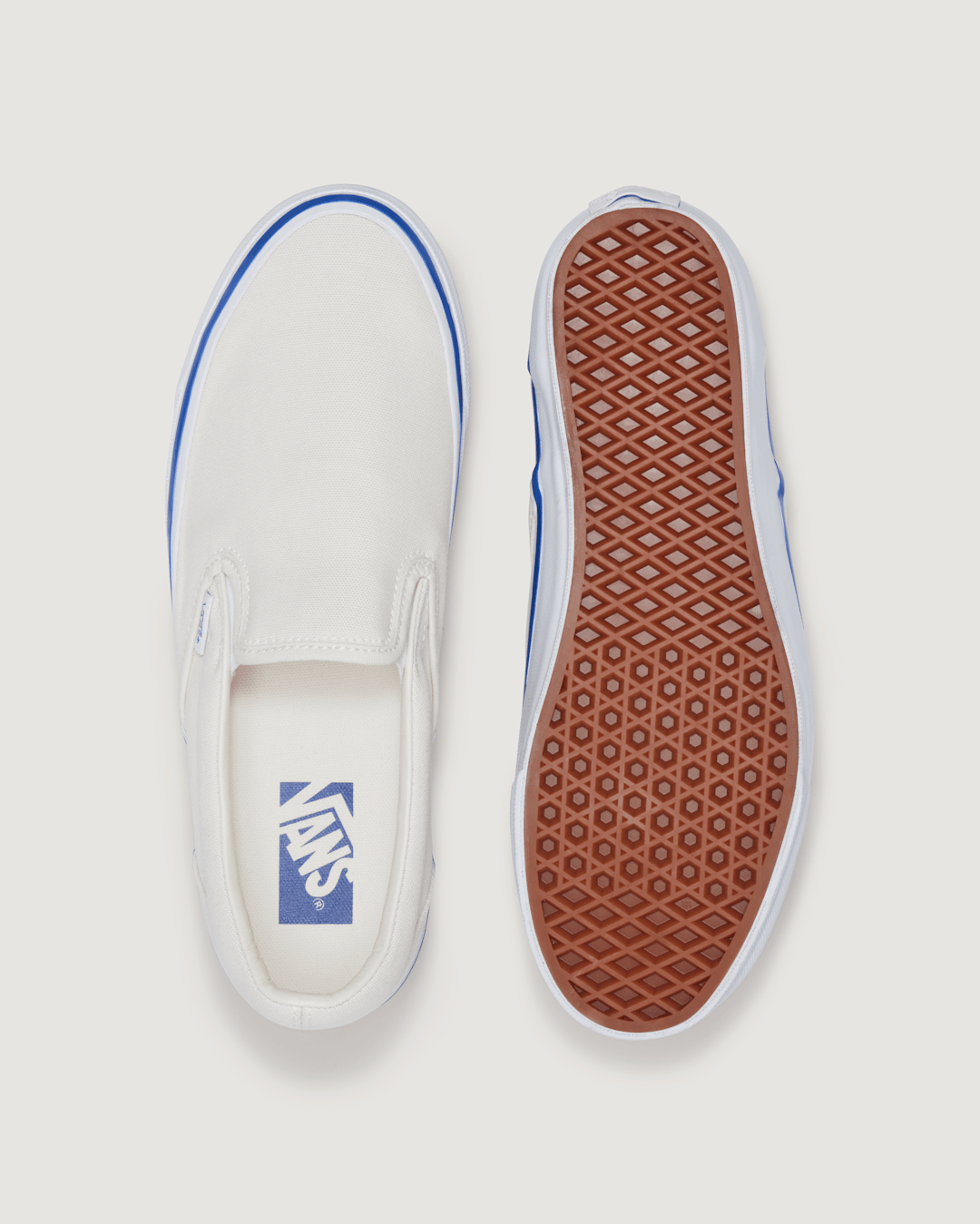 Premium Slip-On Shoe in Off White / White | Vans discount
