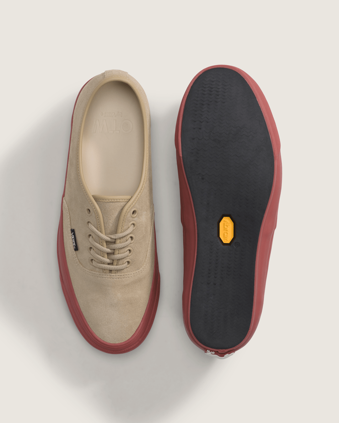 OTW Authentic 44 Siped Vibram in Incense / Ochre Red | Vans outlet