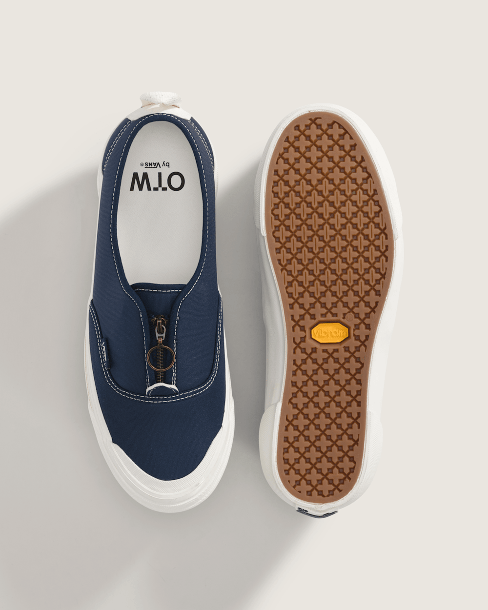 OTW Authentic 44 Zip Vibram in Dress Blues | Vans on sale