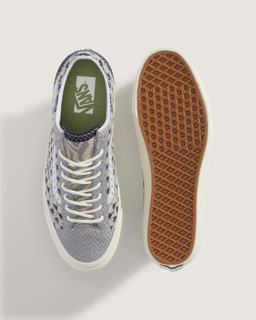Premium Old Skool Shoe in Geo Check Frost Grey | Vans discount