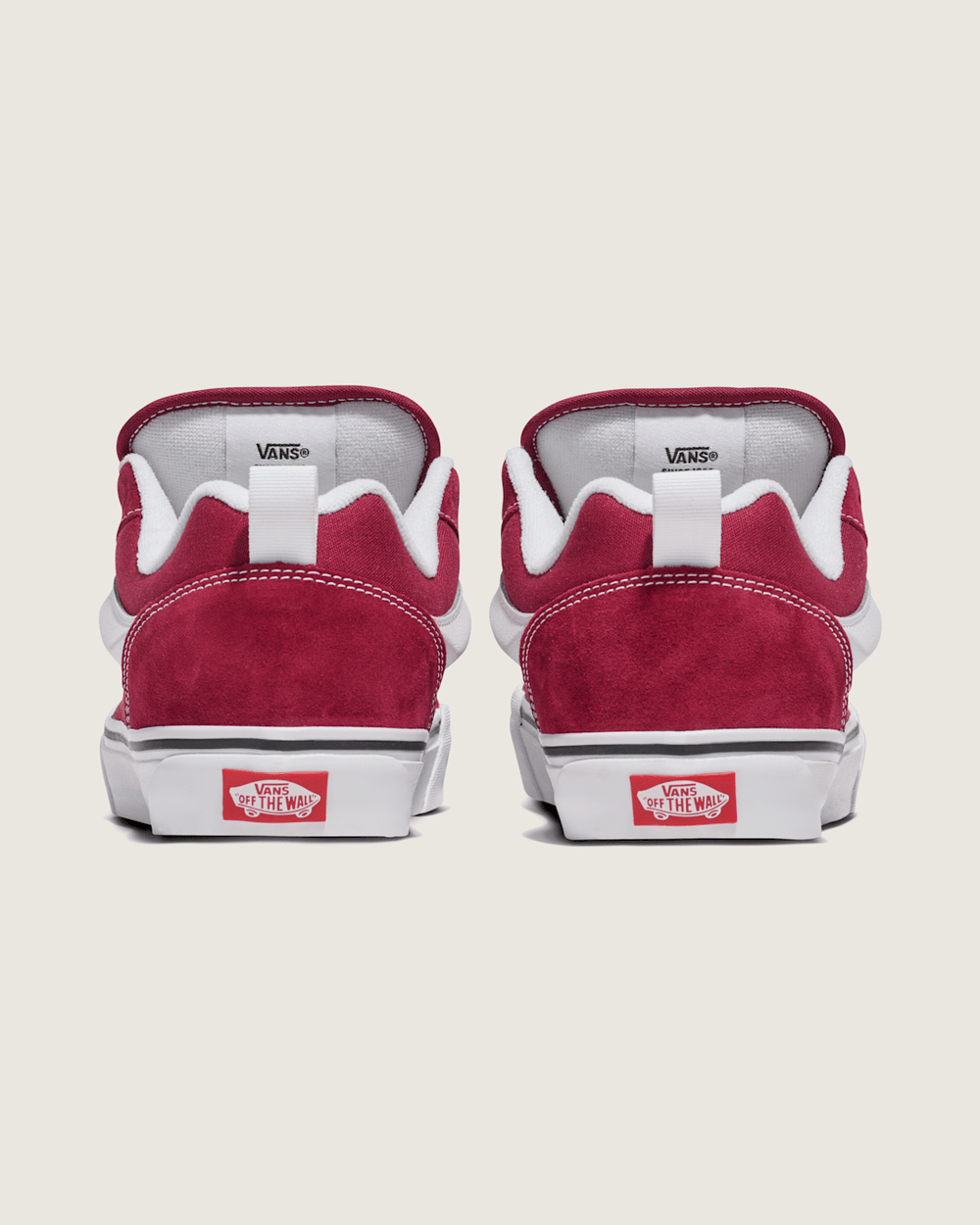 Knu Skool Shoe in Rhododendron Red | Vans on sale