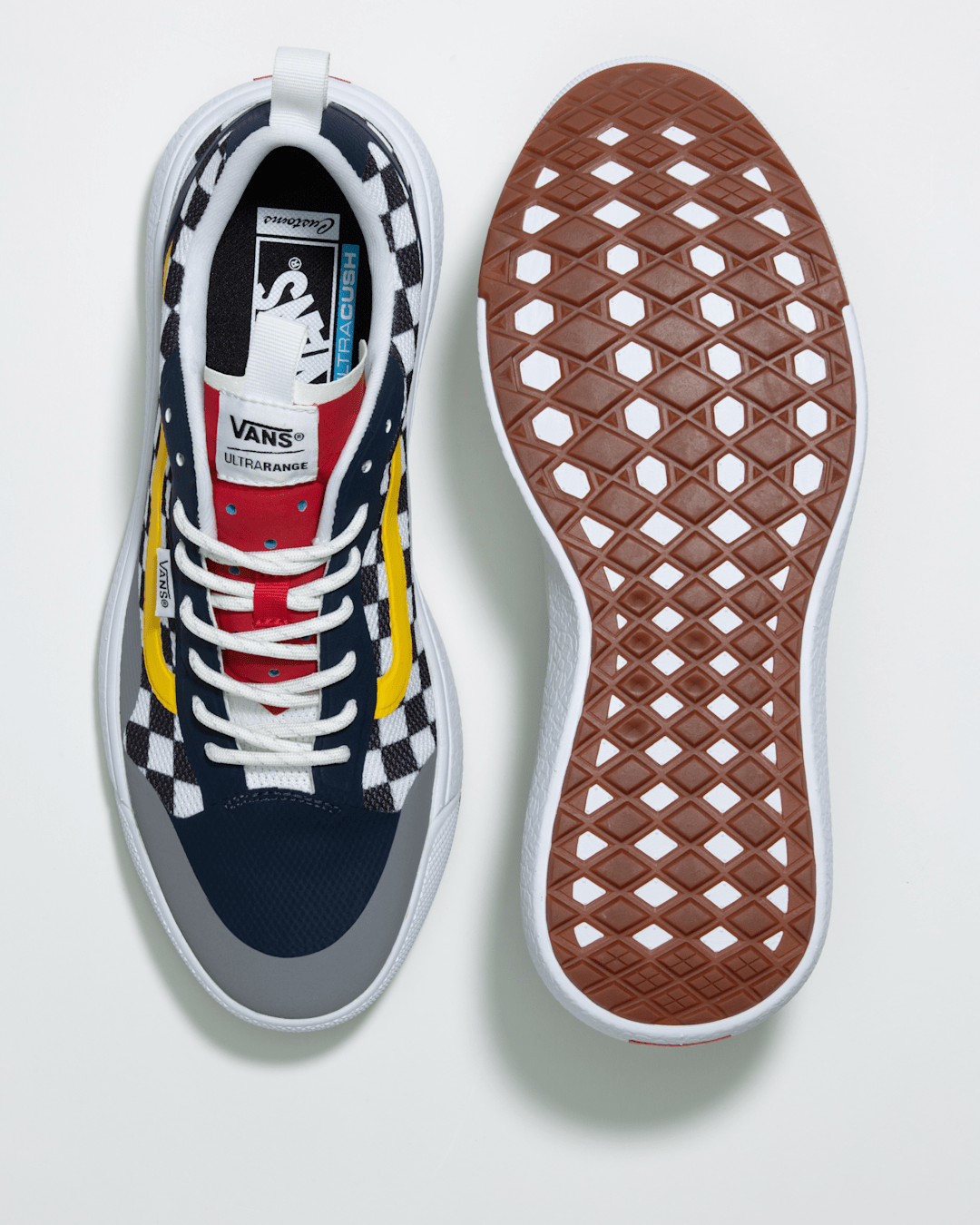 Customs UltraRange EXO Checkerboard Shoe in Black / White | Vans outlet