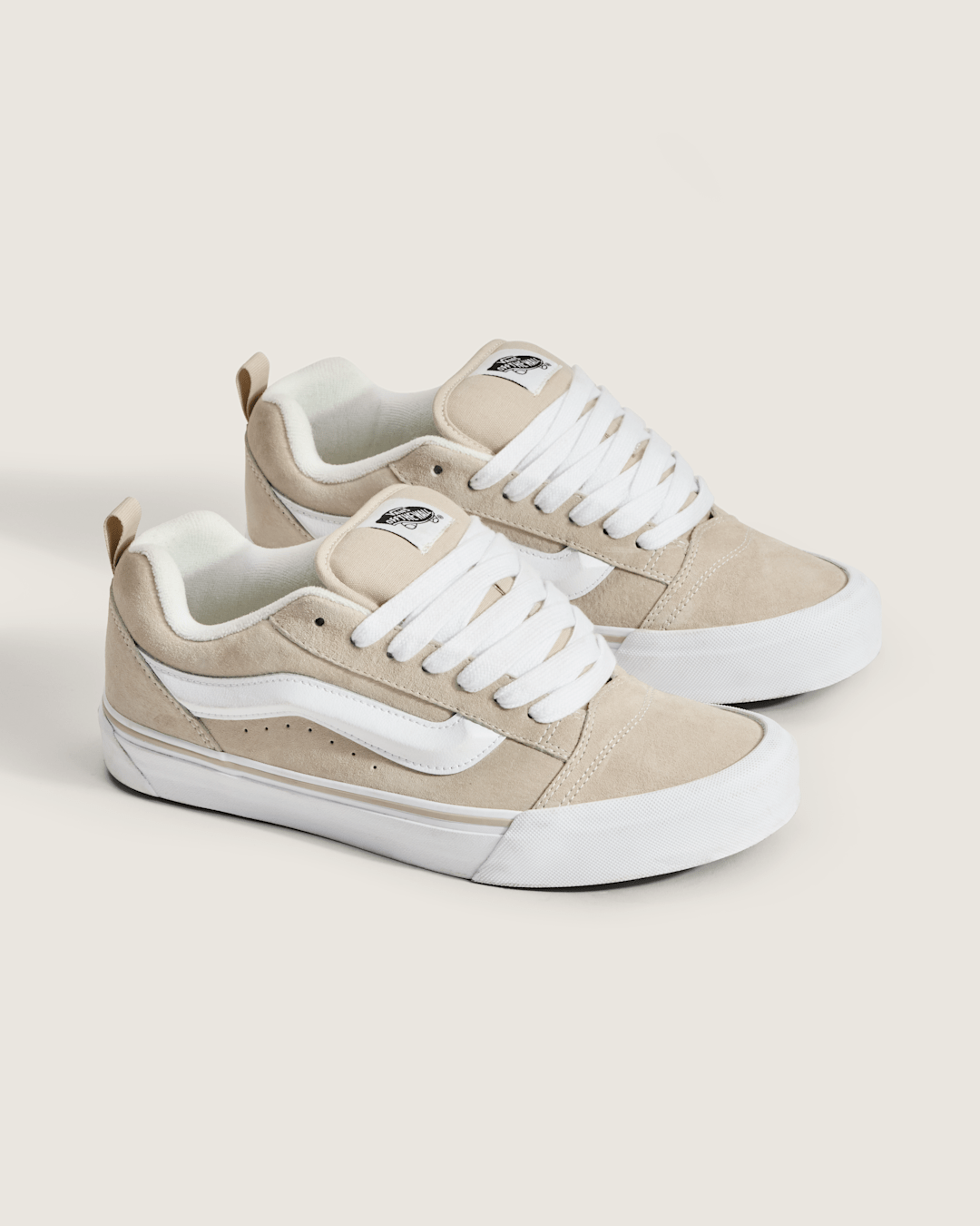 Knu Skool Shoe in Neutral Beige | Vans outlet