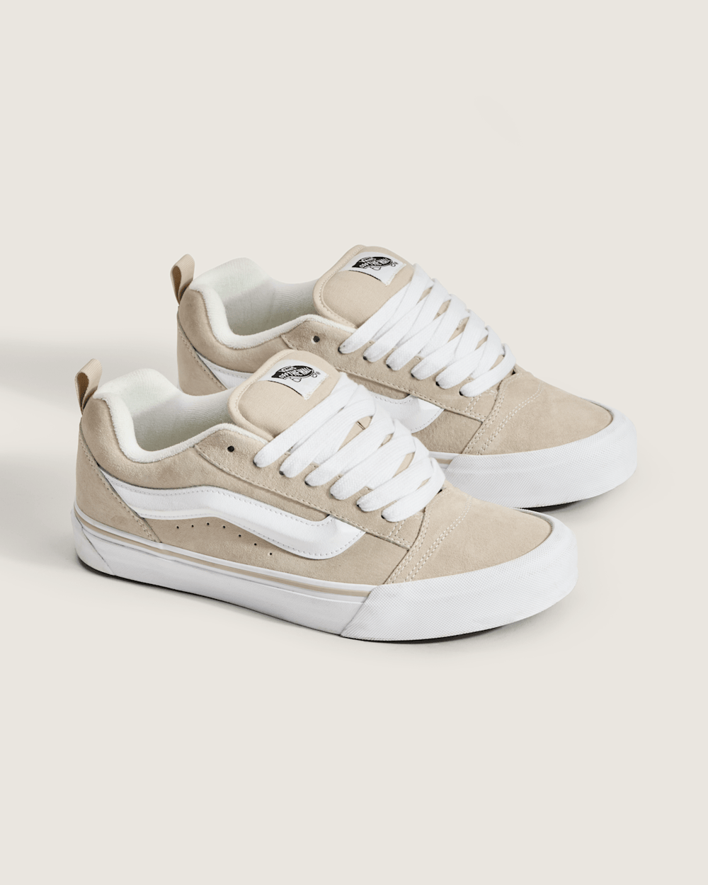 Knu Skool Shoe in Neutral Beige | Vans outlet