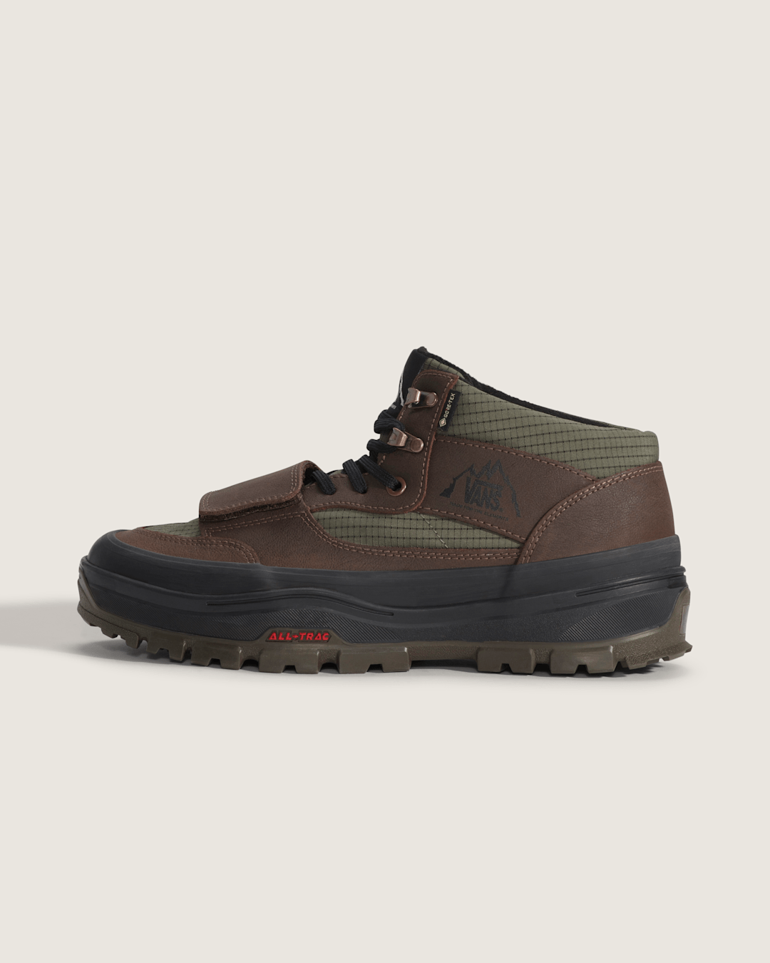 Mountain Mid GORE-TEX Insulated Shoe in Dark Green / Dark Brown | Vans sale