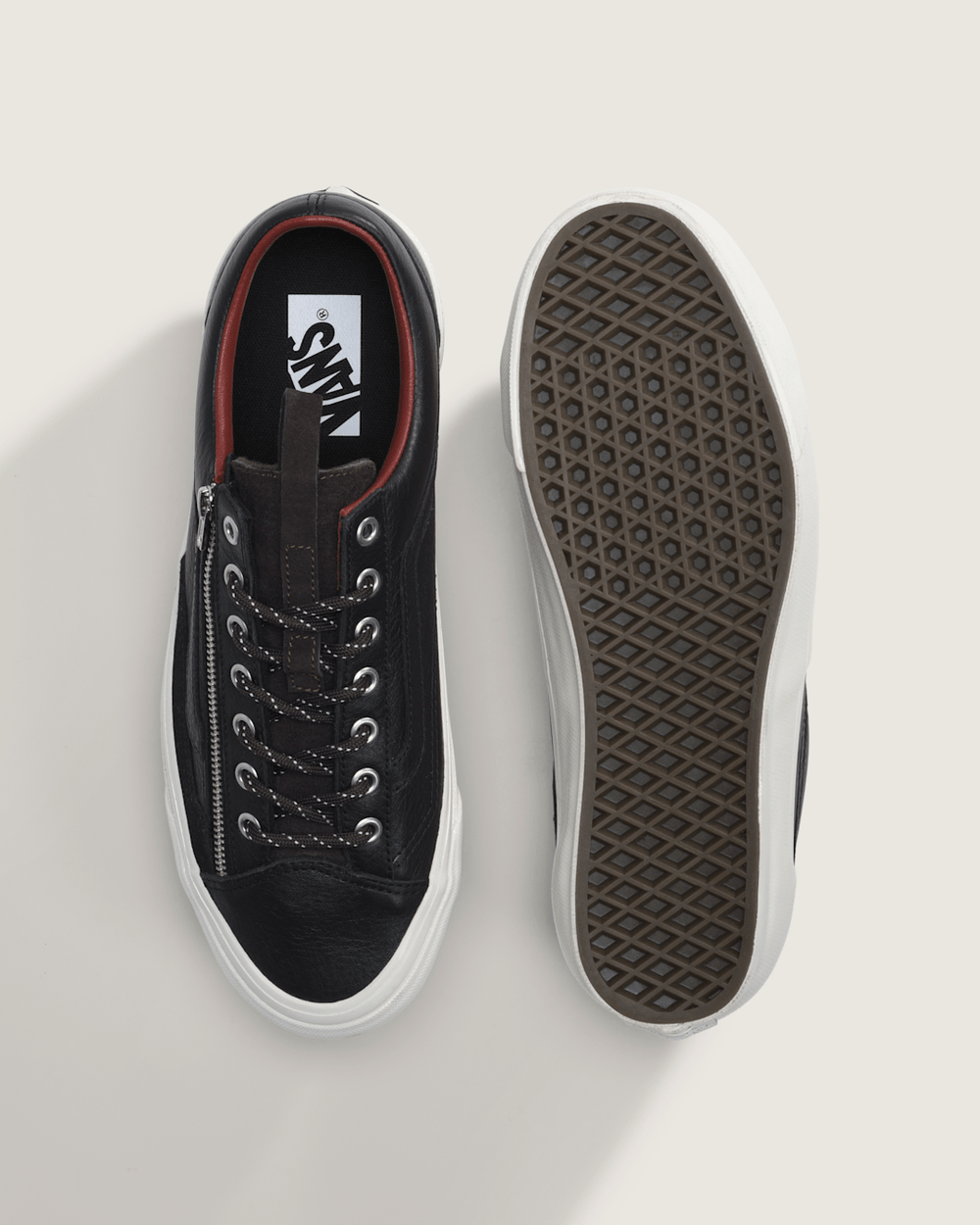 Premium Old Skool Zip Shoe in Black | Vans near me