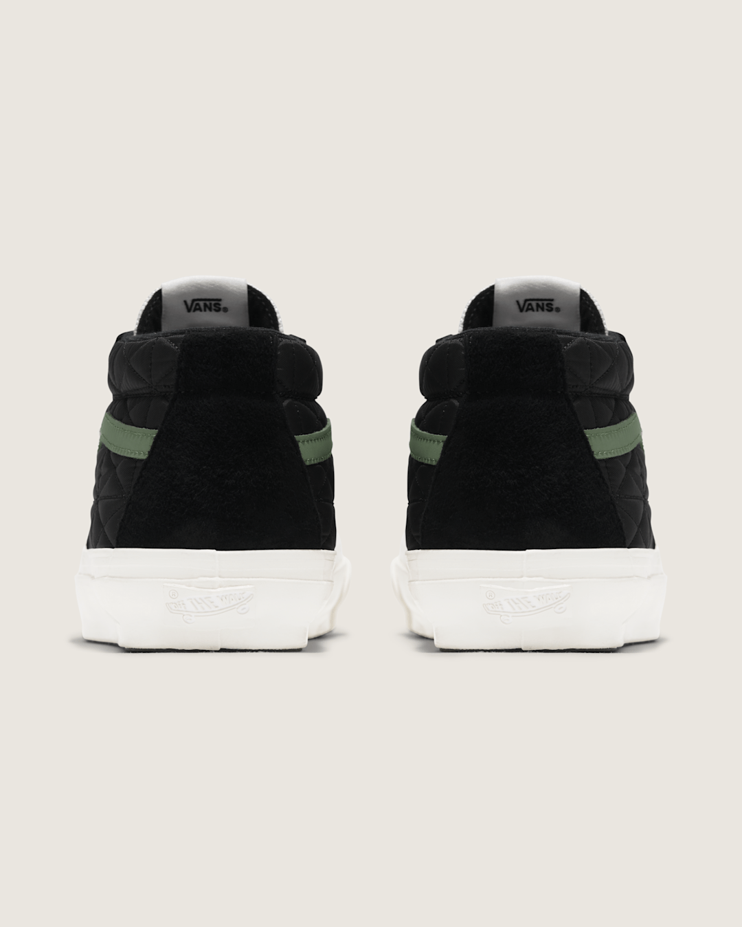 Premium Sk8-Mid Shoe in Black / Green | Vans sale