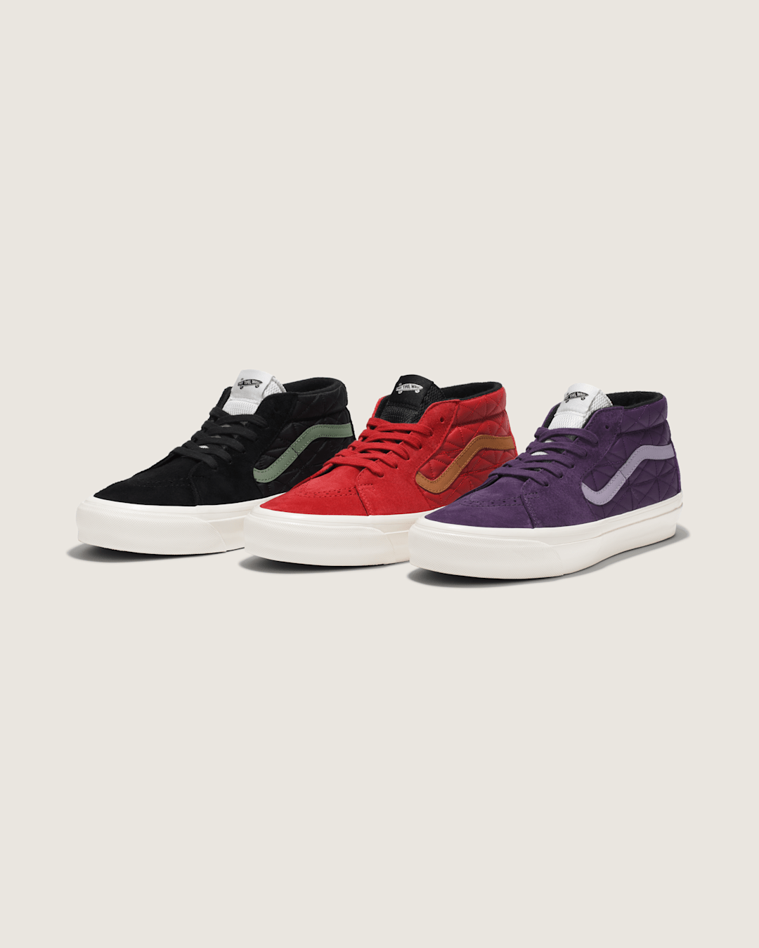 Premium Sk8-Mid Shoe in Black / Green | Vans sale