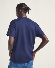 Left Chest Logo T-Shirt in Navy Blue | Vans near me