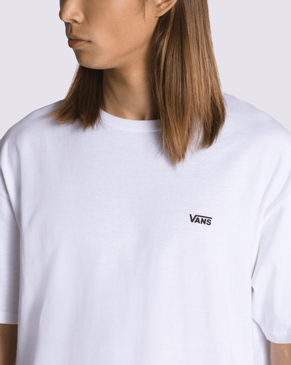 Left Chest Logo T-Shirt in White / Black | Vans sale